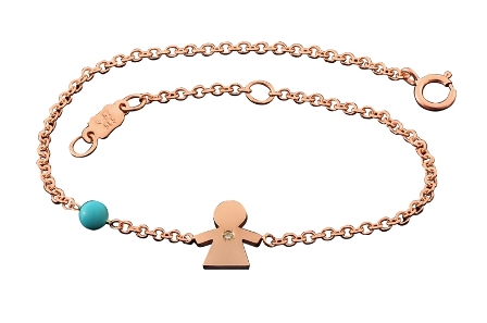 Κοσμήματα Atena Gold - ΣΗΜΑΝΤΙΚΟ: Σε περίπτωση διαφοράς τιμής από το κατάστημα ισχύει παντα και μόνο η τιμή του καταστήματος Παιδκό Βραχιόλι Κοριτσάκι με Ζιργκόν Ροζ Χρυσός Κ9 -3B1