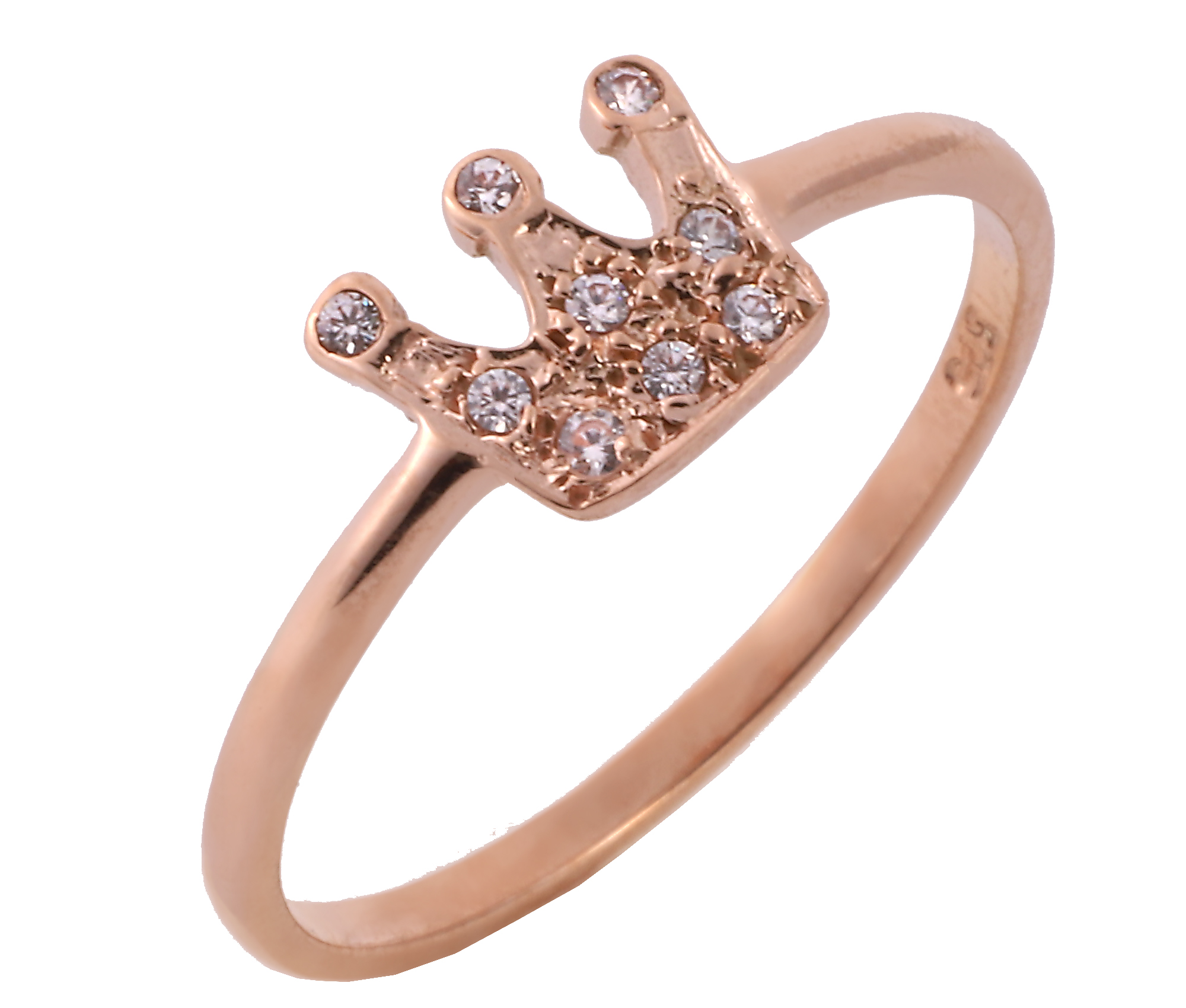 Δαχτυλίδι Κολρωνα με Ζιργκόν Ροζ Χρυσός Κ9 - 16055