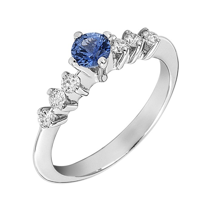 Κοσμήματα Atena Gold - ΣΗΜΑΝΤΙΚΟ: Σε περίπτωση διαφοράς τιμής από το κατάστημα ισχύει παντα και μόνο η τιμή του καταστήματος Δαχτυλίδι με Διαμάντια και Ορυκτή Πέτρα Λευκόχρυσος Κ18