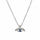 Μενταγιόν με Διαμάντια και Ορυκτή Πέτρα Λευκόχρυσος Κ18 - 09010 Μενταγιόν με Διαμάντια και Ορυκτή Πέτρα Λευκόχρυσος Κ18 - 09010