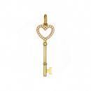 Μενταγιόν με Ζιργκόν Χρυσός Κ14 - 09087