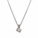 Μονόπετρο Μενταγιόν με Διαμάντι Λευκόχρυσος Κ18 - 11013 Μονόπετρο Μενταγιόν με Διαμάντι Λευκόχρυσος Κ18 - 11013