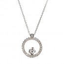 Μενταγιόν με Διαμάντια Λευκόχρυσος Κ18 - 11025 Μενταγιόν με Διαμάντια Λευκόχρυσος Κ18 - 11025