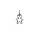 Μενταγιόν με Ζιργκόν Λευκόχρυσος Κ14 - 11046