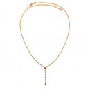 Κολιέ με Διαμάντια και Ρουμπίνι Χρυσός Κ18 - 40112RU Κολιέ με Διαμάντια και Ρουμπίνι Χρυσός Κ18 - 40112RU