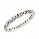 Δαχτυλίδι Ολόβερο με Διαμάντια Λευκόχρυσος Κ18 - 91219 Δαχτυλίδι Ολόβερο με Διαμάντια Λευκόχρυσος Κ18 - 91219