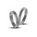 Βέρες με Διαμάντια Λευκόχρυσος Κ14 - 200826