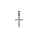 Σταυρός με Διαμάντια Λευκόχρυσος Κ18 - 07096 Σταυρός με Διαμάντια Λευκόχρυσος Κ18 - 07096