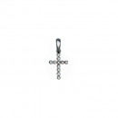 Σταυρός με Διαμάντια Λευκόχρυσος Κ18 - 07098 Σταυρός με Διαμάντια Λευκόχρυσος Κ18 - 07098