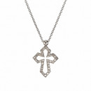 Μενταγιόν με Διαμάντια Λευκόχρυσος Κ18 - 11003 Μενταγιόν με Διαμάντια Λευκόχρυσος Κ18 - 11003