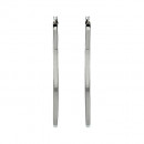 Σκουλαρίκια Λευκόχρυσος Κ14 - 09122