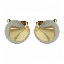 Σκουλαρίκια Δίχρωμα Κ14 - 09160