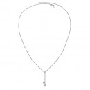 Κολιέ με Διαμάντια Λευκόχρυσος Κ18 - 10005