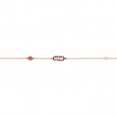 Παιδικό Βραχιόλι Girl με Ζιργκόν Ροζ Χρυσός Κ9 - 10546