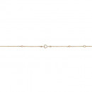 Βραχιόλι Καρδιά με Ζιργκόν Χρυσός Κ9 - 10587