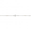 Βραχιόλι με Ζιργκόν Λευκόχρυσος Κ9 - 10619