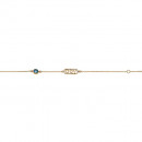 Παιδικό Βραχιόλι Boy με Ζιργκόν Χρυσός Κ9 - 10545