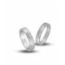 Βέρες με Διαμάντι Λευκόχρυσος Κ14 - 207126 Βέρες με Διαμάντι Λευκόχρυσος Κ14 - 207126