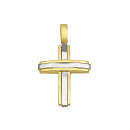 Σταυρός Χρυσός και Λευκόχρυσος Κ14 - 13093M