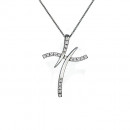 Σταυρός με Διαμάντια Λευκόχρυσος Κ18 - 06063 Σταυρός με Διαμάντια Λευκόχρυσος Κ18 - 06063