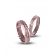 Βέρες με Διαμάντι Λευκόχρυσος Κ14 - 203926