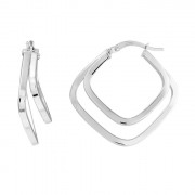 Σκουλαρίκια Λευκόχρυσος Κ14 - 06461