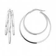 Σκουλαρίκια Λευκόχρυσος Κ14 - 06468