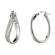 Σκουλαρίκια Λευκόχρυσος Κ14 - 09115