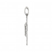 Σταυρός με Ζιργκόν Λευκόχρυσος Κ14 - 13054CZ