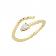 Δαχτυλίδι Chevalier με Διαμάντι Χρυσός Κ18-16014