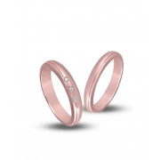 Βέρες με Διαμάντια Λευκόχρυσος Κ14 - 207326