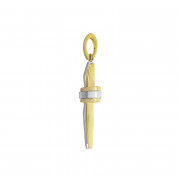 Σταυρός Χρυσός και Λευκόχρυσος Κ14 - 13093M