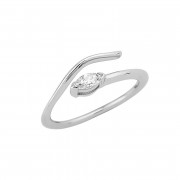 Δαχτυλίδι Chevalier με Διαμάντι  Λευκόχρυσος Κ18-16013