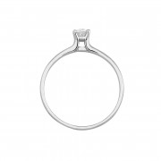 Δαχτυλίδι Μονόπετρο με Διαμάντι Λευκόχρυσος Κ18-16023