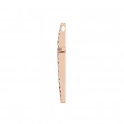 Σταυρός με Διαμάντια Ροζ Χρυσός Κ18 - 16015