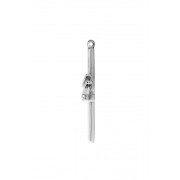 Σταυρός με Διαμάντια Λευκόχρυσος Κ18 - 06064