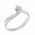 Δαχτυλίδι Μονόπετρο με Διαμάντι Λευκόχρυσος Κ18 - 05369