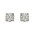 Σκουλαρίκια Μονόπετρα με Διαμάντια Λευκόχρυσος Κ18 - 090271E