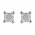 Σκουλαρίκια Μονόπετρα με Διαμάντια Λευκόχρυσος Κ18 - 09030