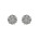 Σκουλαρίκια με Διαμάντια Λευκόχρυσος Κ18 - 10095