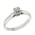 Δαχτυλίδι Μονόπετρο με Διαμάντι Λευκόχρυσος Κ18 - 110282R