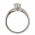 Δαχτυλίδι Μονόπετρο με Διαμάντι Λευκόχρυσος Κ18 - 11032