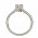 Δαχτυλίδι Μονόπετρο με Διαμάντι Λευκόχρυσος Κ18 - 11038