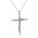 Σταυρός με Διαμάντια Λευκόχρυσος Κ18 - 53008