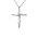 Σταυρός με Διαμάντια Λευκόχρυσος Κ18 - 53014