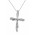 Σταυρός με Διαμάντια Λευκόχρυσος Κ18 - 53016
