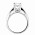 Δαχτυλίδι Μονόπετρο με Ζιργκόν Λευκόχρυσος Κ14 - 92134