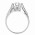 Δαχτυλίδι Μονόπετρο με Ζιργκόν Λευκόχρυσος Κ14 - 92220