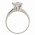 Δαχτυλίδι Μονόπετρο με Ζιργκόν Λευκόχρυσος Κ14 - 92222