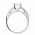 Δαχτυλίδι Μονόπετρο με Ζιργκόν Λευκόχρυσος Κ14 - 92227